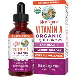 MaryRuth’s Organic Vitamin A Liquid Drops, 3 Month Supply