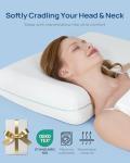 Cooling Memory Foam Pillow for Neck Pain Relief