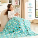 HOSUKKO 10 lbs Green Avocado Weighted Blanket