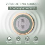 White Noise Sound Machine with Nightlight and Soothing Sounds