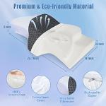 Ergonomic Memory Foam Neck Pillow for Pain Relief
