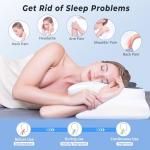 Ergonomic Memory Foam Neck Pillow for Pain Relief