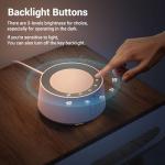 White Noise Sound Machine with Night Light and Timers