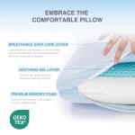Cooling Gel Memory Foam Pillow for All Sleepers