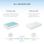 Cooling Gel Memory Foam Pillow for All Sleepers
