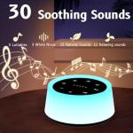 ColorsNoise White Noise Machine with Night Light