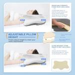 Adjustable Cervical Pillow for Neck and Sleep Support