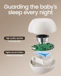 Chicway Portable Sound Machine with Cry Detection