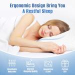 CushyOasis Adjustable Memory Foam Pillows Set of 2