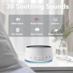 White Noise Machine with Night Light and Soothing Sounds