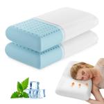 DUMOS Cooling Memory Foam Pillows - 2 Pack