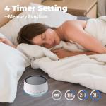 White Noise Machine with Night Light and Soothing Sounds