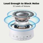 White Noise Machine with Night Light and Soothing Sounds
