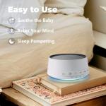 White Noise Machine with Night Light and Soothing Sounds