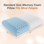 DUMOS Cooling Memory Foam Pillows - 2 Pack