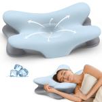 Ergonomic Memory Foam Neck Pillow for Pain Relief