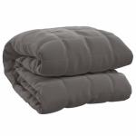 Grey King Size Weighted Blanket for Deep Sleep