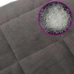 Grey King Size Weighted Blanket for Deep Sleep