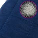 Blue Weighted Blanket for Deep Sleep and Relaxation