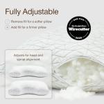 Adjustable Queen Memory Foam Pillow for Side Sleepers
