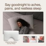 Adjustable Queen Memory Foam Pillow for Side Sleepers