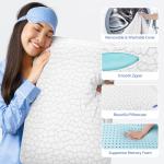 CushZone Memory Foam Pillow with Washable Cover