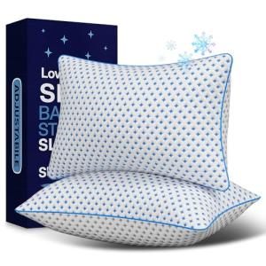 LOVELYREST Adjustable Memory Foam Pillows 2 Pack