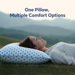 LOVELYREST Adjustable Memory Foam Pillows 2 Pack