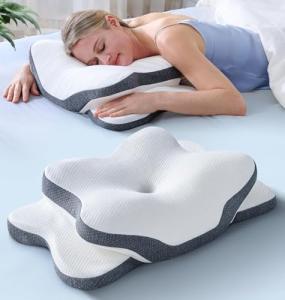 Ergonomic Neck Pillow for Pain Relief and Comfort