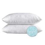 NTCOCO Queen Size Shredded Memory Foam Pillows - Set of 2