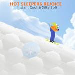 Cooling Memory Foam Pillows Set for Sleepers