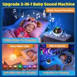 Night Light Sound Machine for Baby Sleep