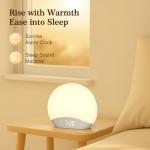 Sound Machine Sunrise Alarm Clock with Night Light