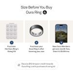 Oura Ring 4 - Stealth - Size 8