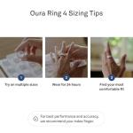 Oura Ring 4 - Brushed Silver, Size 10