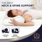 Royal Therapy Contour Memory Foam Pillow for Pain Relief