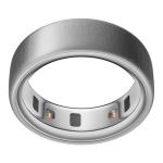 Oura Ring 4 in Brushed Silver, Size 7