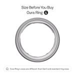 Oura Ring 4 in Brushed Silver, Size 7