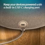 BLUEAIR Purifier for Bedroom - Mini Restful - Sunrise Clock with HEPASilent Filtration and Wake Up Light - Cleans Air and Supports Circadian Rhythm - USB-C and App Connectivity, Beige