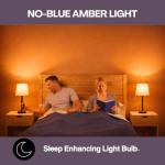 Norb Sleep Light Bulb - Amber LED, Dimmable (2-Pack)