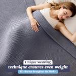 Knitted Weighted Blanket for Hot Sleepers 20lbs