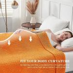 L'AGRATY Cool Chunky Knit Weighted Blanket 50"x60