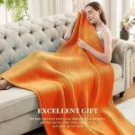 L'AGRATY Cool Chunky Knit Weighted Blanket 50"x60