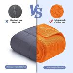 L'AGRATY Cool Chunky Knit Weighted Blanket 50"x60