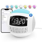 Bluetooth White Noise Machine with Nightlight & Sounds
