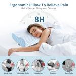 Ergonomic Memory Foam Neck Support Pillow
