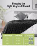 Weighted Blanket for Adults, 15lbs, 60x80 inches