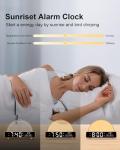 Sunrise Alarm Clock with White Noise and Colors