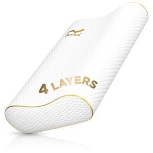Queen Memory Foam Cervical Contour Pillow for Neck Pain