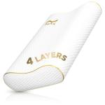 Queen Memory Foam Cervical Contour Pillow for Neck Pain